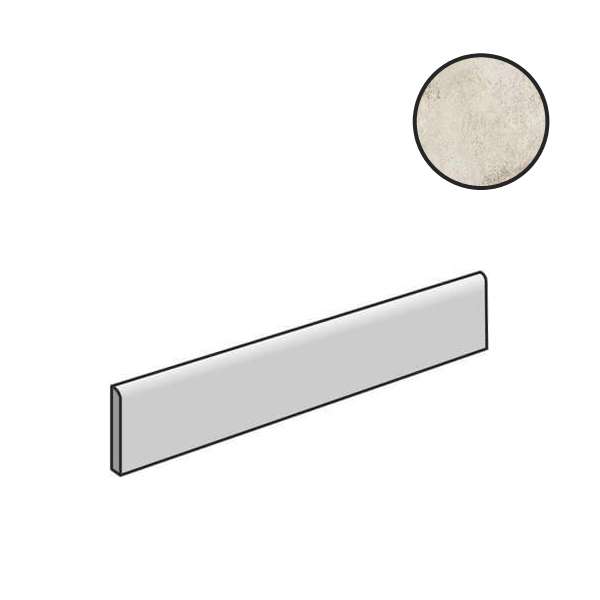 Бордюры Cerim Artifact Aged White 760911, цвет бежевый, поверхность матовая, прямоугольник, 46x600