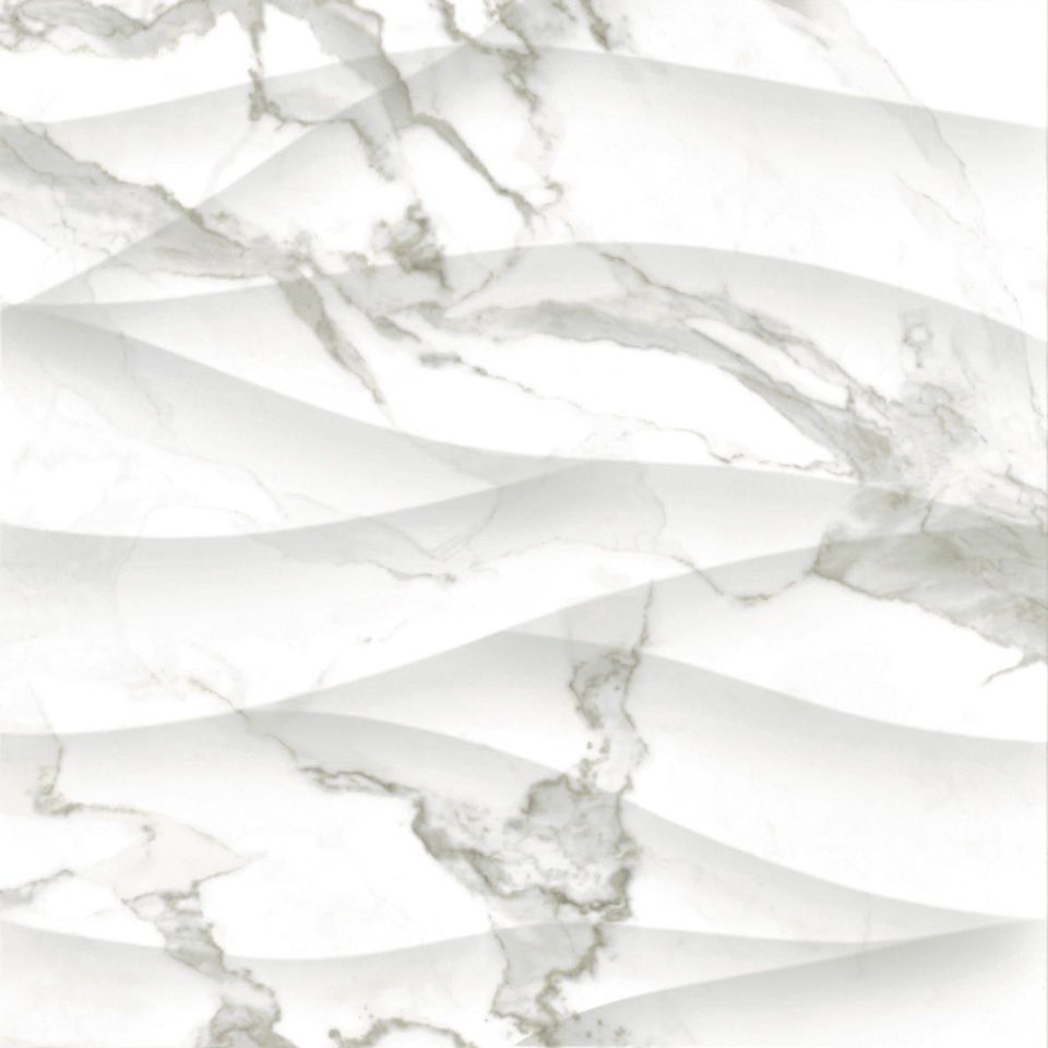 Керамогранит Vallelunga Calacatta Vi. Ambra Rett G2040A0, цвет белый, поверхность лаппатированная, квадрат, 600x600