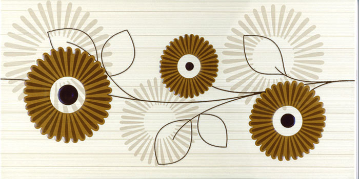 Декоративные элементы Aranda Decor Sahara, цвет бежевый, поверхность матовая, прямоугольник, 200x400