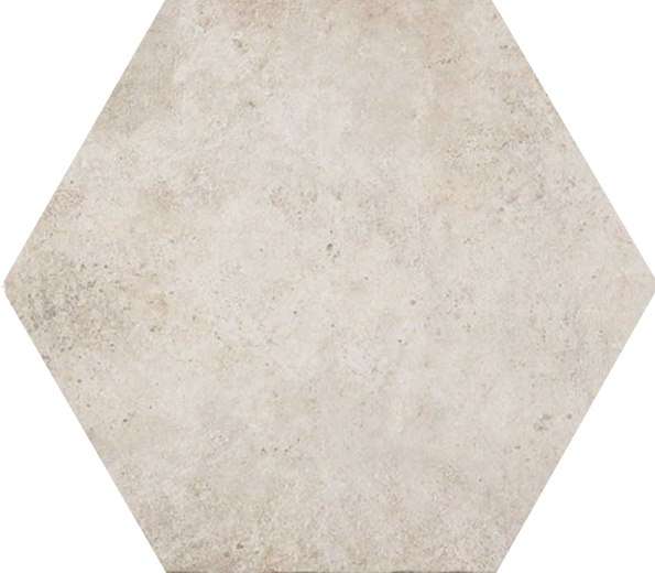 Керамогранит Cir Recupera Esagona Cotto Bianco 1050684, цвет белый, поверхность матовая, прямоугольник, 240x277