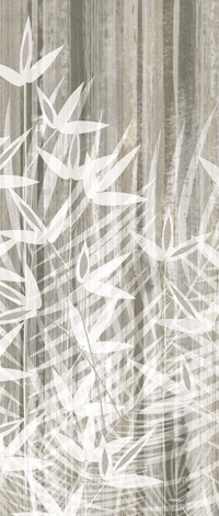 Широкоформатный керамогранит Ava Imagine Shadow Leaves B 174012, цвет серый, поверхность матовая, прямоугольник, 1200x2800