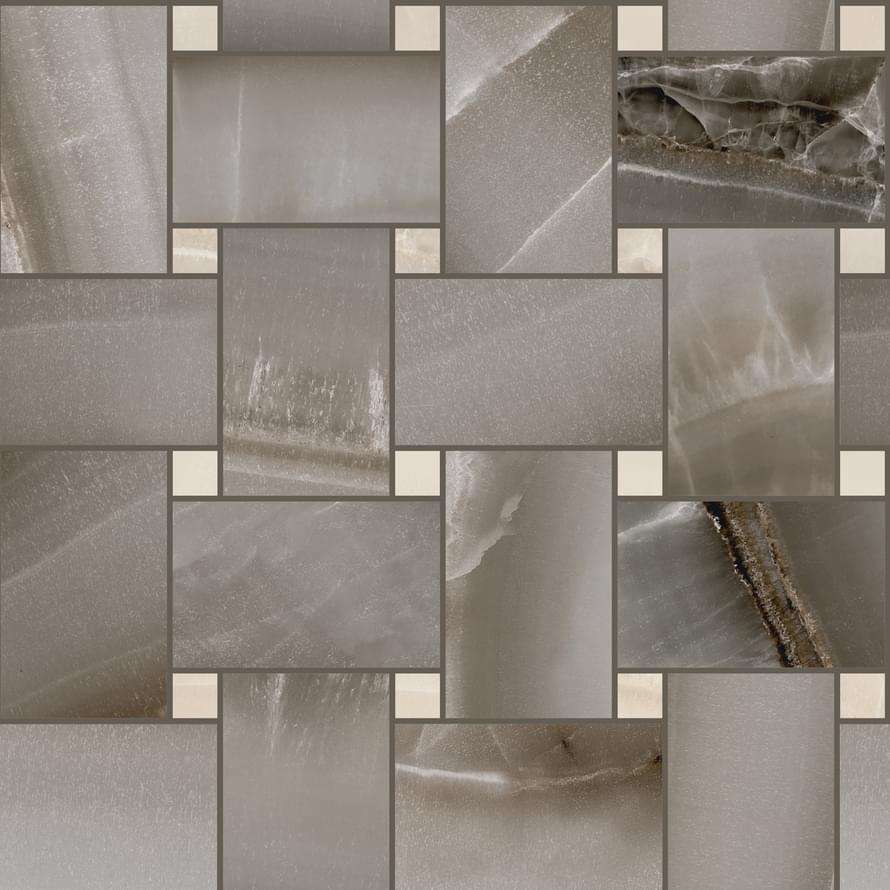 Мозаика Sant Agostino Akoya Rete Maxi Ocean Kry CSAMRAOK30, цвет серый, поверхность матовая, квадрат, 300x300
