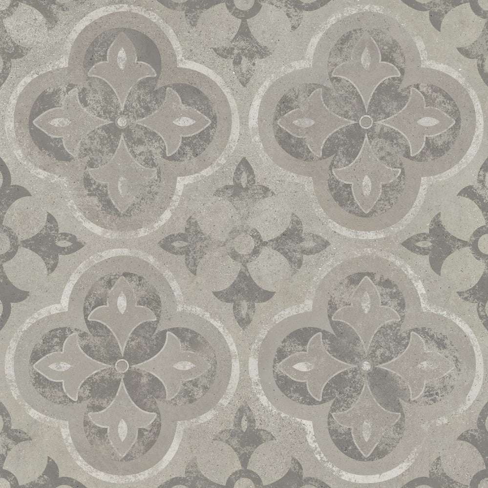 Декоративные элементы Cersanit Soul Пэчворк Серый SL4R093D-69, цвет серый, поверхность матовая 3d (объёмная), квадрат, 420x420
