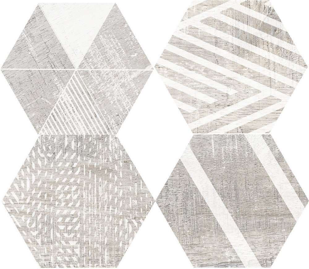 Керамогранит Codicer Harlem Grey Mix, цвет серый, поверхность матовая, прямоугольник, 220x250