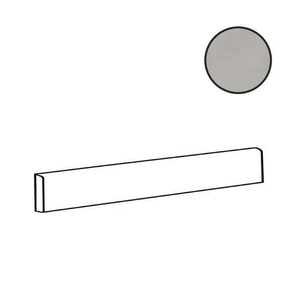 Бордюры La Faenza Vis VIS6 BT120AG, цвет серый, поверхность матовая, прямоугольник, 60x1200