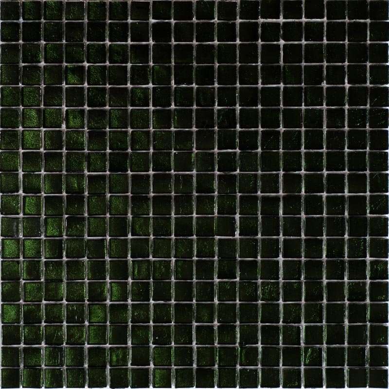 Мозаика Alma Mosaic Beauty BS46, цвет зелёный, поверхность глянцевая, квадрат, 295x295