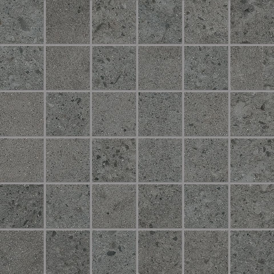 Мозаика ABK Mosaico Quadretti Graphit Ret DWR09251, цвет серый, поверхность матовая, квадрат, 300x300