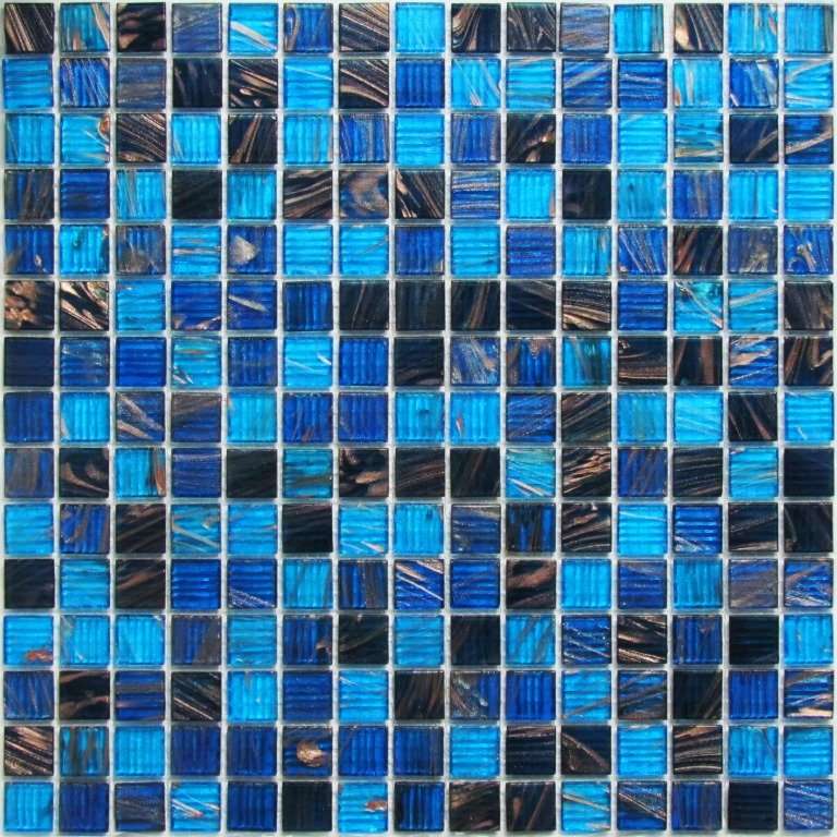 Мозаика Bonaparte Bonaparte Navigator, цвет синий, поверхность глянцевая, квадрат, 327x327