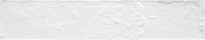 Керамогранит Wow Briques White Matt 108916, цвет белый, поверхность матовая, прямоугольник, 45x230