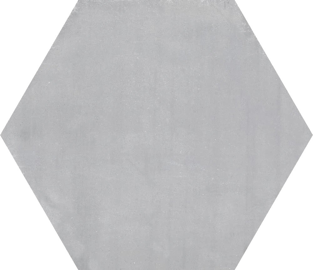 Керамогранит Geotiles Starkhex Gris, цвет серый, поверхность матовая, прямоугольник, 258x290