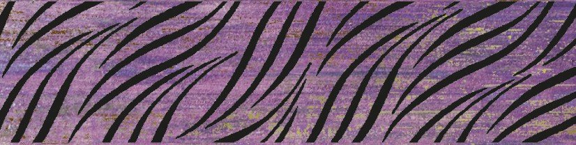 Бордюры Brennero Folli Follie Lacche Wild Ametista LAWIAM, цвет чёрный фиолетовый, поверхность лаппатированная, прямоугольник, 150x600