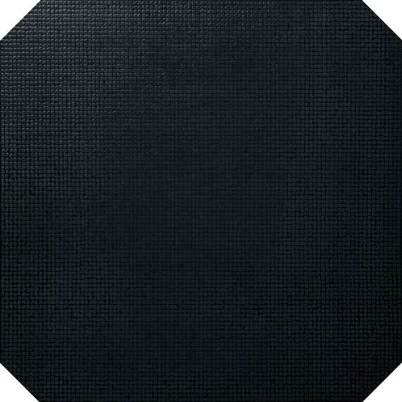 Керамогранит Maciej Zien Sant Marti 6D, цвет чёрный, поверхность лаппатированная, квадрат, 448x448