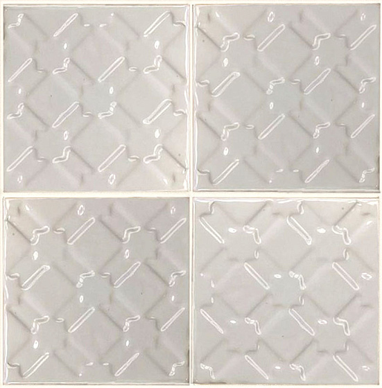 Декоративные элементы Grazia Shades Of Art Alcazar Alabaster ALCA1, цвет белый, поверхность глянцевая, квадрат, 130x130
