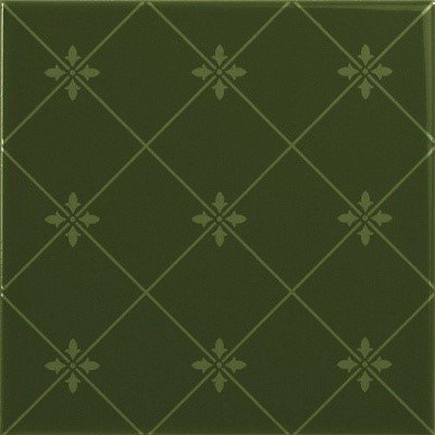 Керамическая плитка APE Lord Delis Verde Botella, цвет зелёный, поверхность глянцевая, квадрат, 200x200