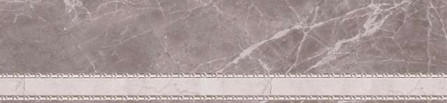 Бордюры Navarti Moldura Oka Blade Gris, цвет серый, поверхность глянцевая, прямоугольник, 40x250
