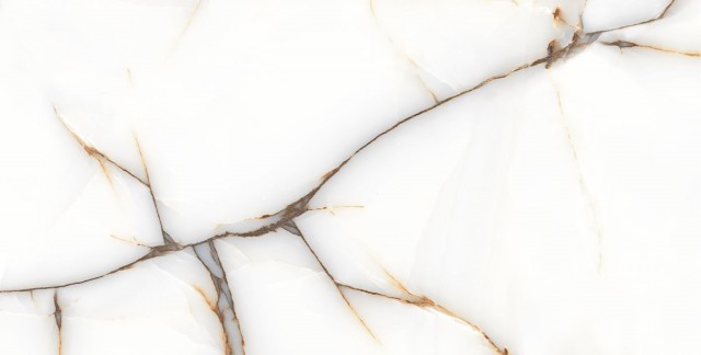 Керамогранит Staro Palacio Crystal White Polished, цвет белый коричневый, поверхность полированная, прямоугольник, 600x1200