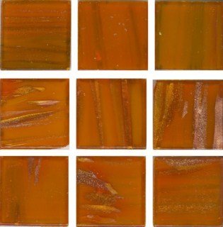 Мозаика Irida Space И20.193(7), цвет коричневый, поверхность глянцевая, квадрат, 327x327