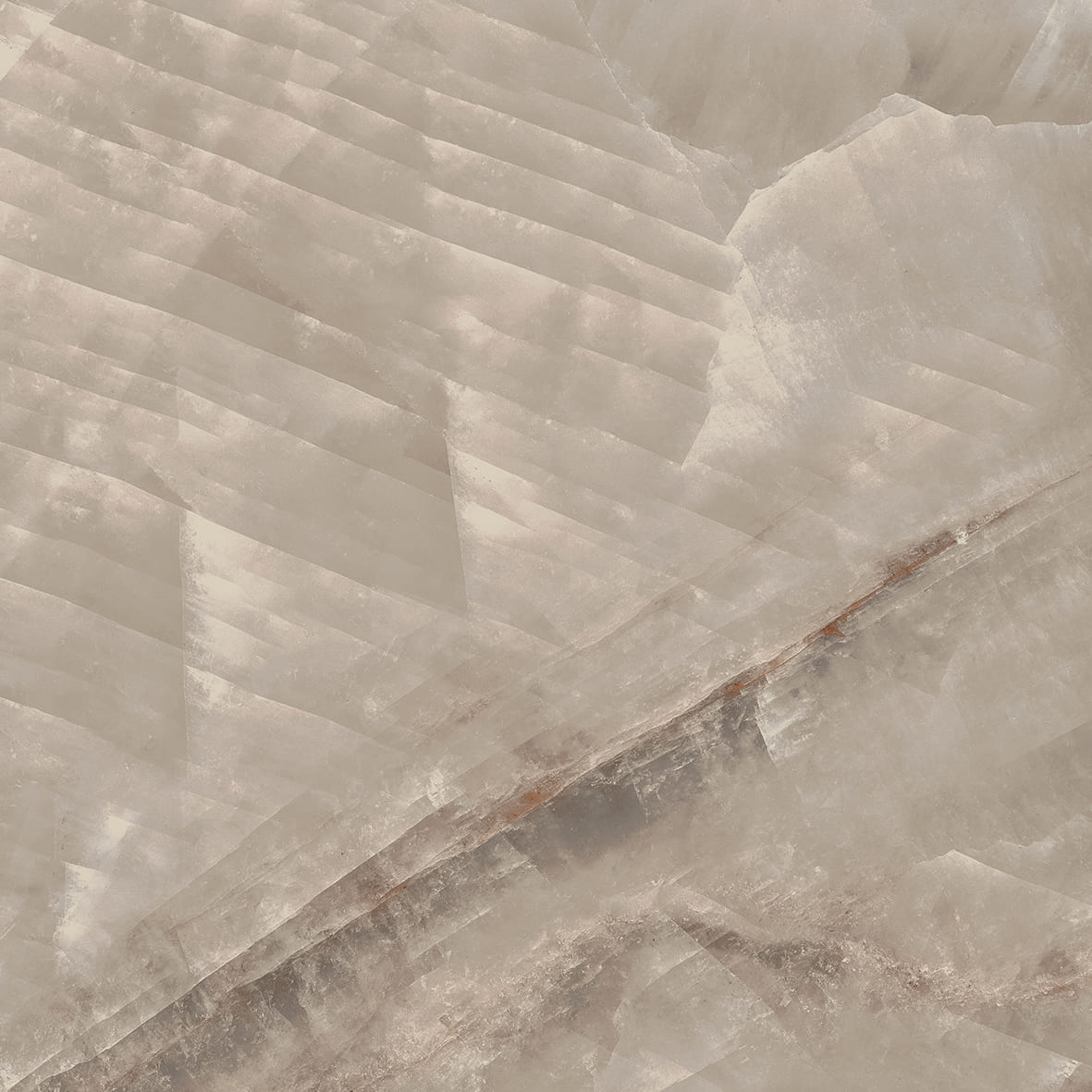Керамическая плитка Axima Нормандия Пол, цвет бежевый, поверхность матовая, квадрат, 400x400