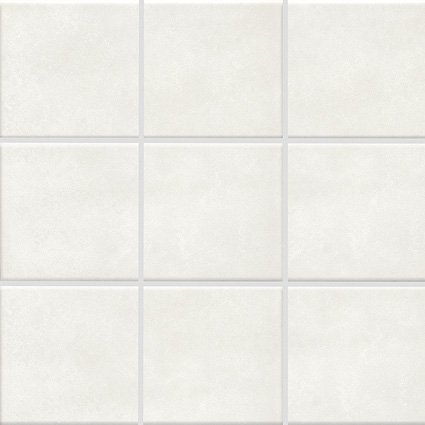 Мозаика Jasba Pattern White Silky Matt 42000H, цвет белый, поверхность матовая, квадрат, 297x297