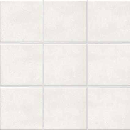 Мозаика Jasba Pattern White Silky Matt 42000H, цвет белый, поверхность матовая, квадрат, 297x297