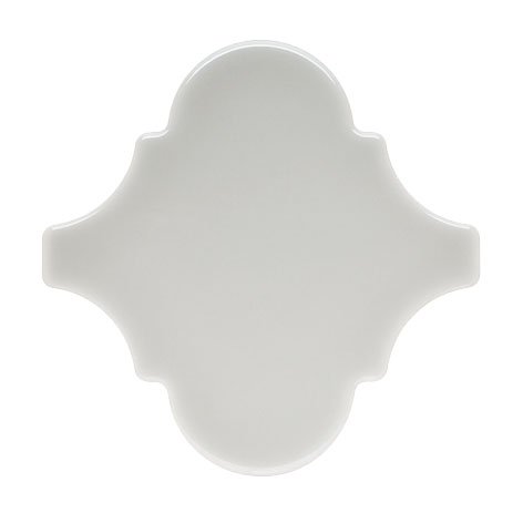 Керамическая плитка Adex ADNE8113 Arabesco Liso Silver Mist, цвет серый, поверхность глянцевая, арабеска, 150x150