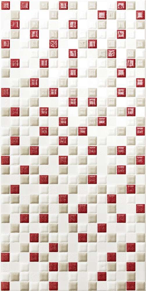 Мозаика Love Tiles Acqua Vela Rubi, цвет разноцветный, поверхность глянцевая, прямоугольник, 225x450