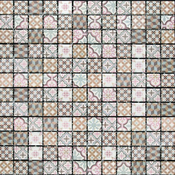 Мозаика Mosavit Graphic Toscana, цвет разноцветный, поверхность матовая, квадрат, 316x316