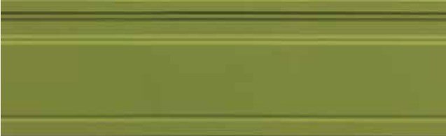 Бордюры Petracers Primavera Base Alta Verde, цвет зелёный, поверхность глянцевая, прямоугольник, 300x977