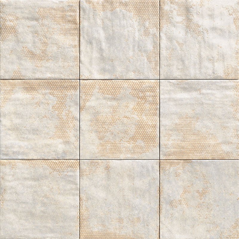 Керамическая плитка Mainzu Mandala White, цвет бежевый, поверхность сатинированная, квадрат, 200x200