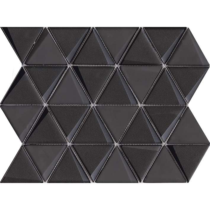 Мозаика L'Antic Colonial Effect Triangle Black L244009571, цвет чёрный, поверхность матовая, прямоугольник, 260x310