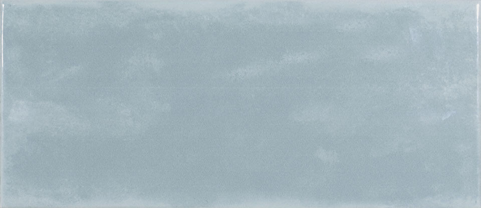 Керамическая плитка Roca Maiolica Aqua, цвет голубой, поверхность глянцевая, прямоугольник, 110x250