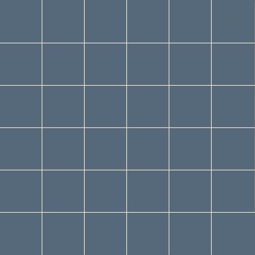Мозаика Ce.Si Matt Pioggia Rete 5x5, цвет синий, поверхность матовая, квадрат, 300x300