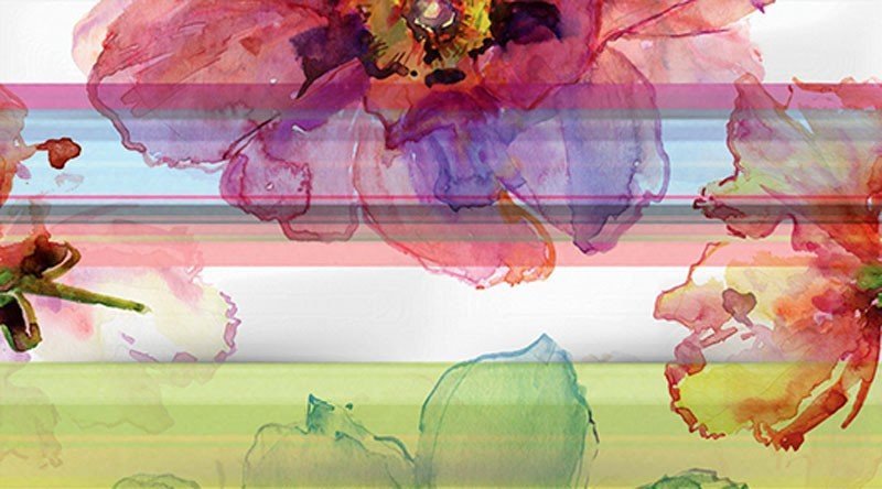 Панно Ceradim Surface Dec Linea Panno A, цвет разноцветный, поверхность глянцевая, прямоугольник, 250x450