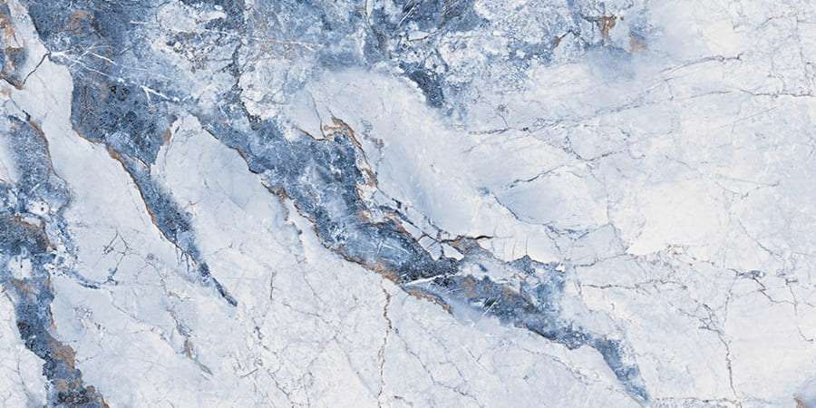 Керамогранит NT Ceramic Bright And Shiny Callacata Ocean NTT9107P, цвет белый синий, поверхность полированная, прямоугольник, 600x1200