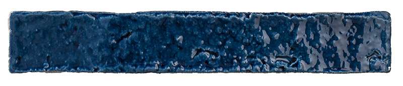 Керамическая плитка Amadis Brutalist Indigo Crackle 8436552228616, цвет синий, поверхность глянцевая, под кирпич, 38x235