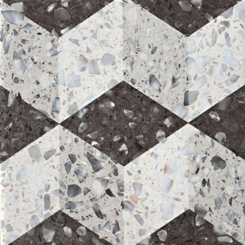 Керамогранит Cir Venezia Rialto Grigio 1060046, цвет серый, поверхность матовая, квадрат, 200x200