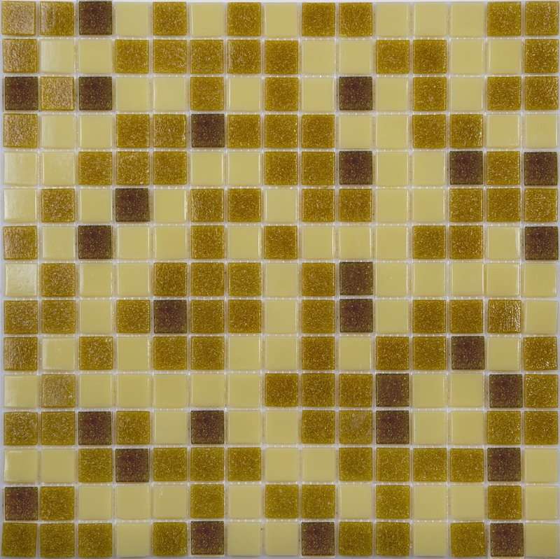 Мозаика NS Mosaic MIX3, цвет коричневый, поверхность глянцевая, квадрат, 327x327