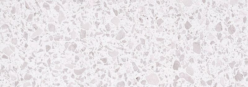 Керамическая плитка Керлайф Alba Terrazzo Bianco, цвет белый, поверхность матовая, прямоугольник, 250x700