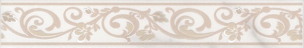 Бордюры Kerama Marazzi Висконти Бордюр HGD\A421\8326, цвет бежевый, поверхность матовая, прямоугольник, 31x200