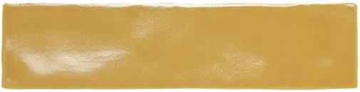 Керамическая плитка Carmen Dynamic Mostaza, цвет жёлтый, поверхность глянцевая, прямоугольник, 75x300