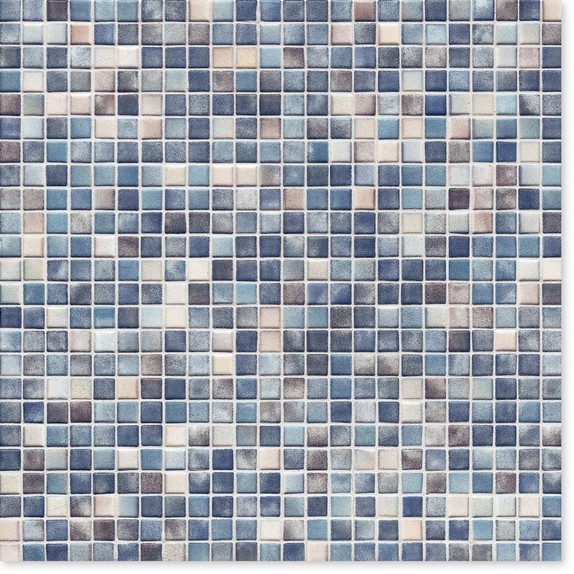 Мозаика Jasba Kauri Grau-Blau-Mix 8753H-44, цвет синий, поверхность матовая, квадрат, 316x316