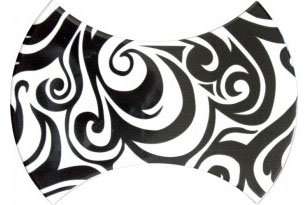 Керамическая плитка Cobsa Diavolo P.B. Triana, цвет чёрно-белый, поверхность глянцевая, квадрат, 150x150
