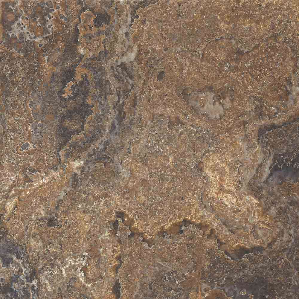 Керамическая плитка Axima Ричмонд Коричневая, цвет коричневый, поверхность глянцевая, квадрат, 400x400