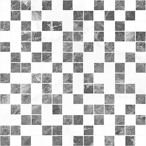 Мозаика Laparet Crystal Мозаика серый белый, цвет серый, поверхность глянцевая, квадрат, 300x300