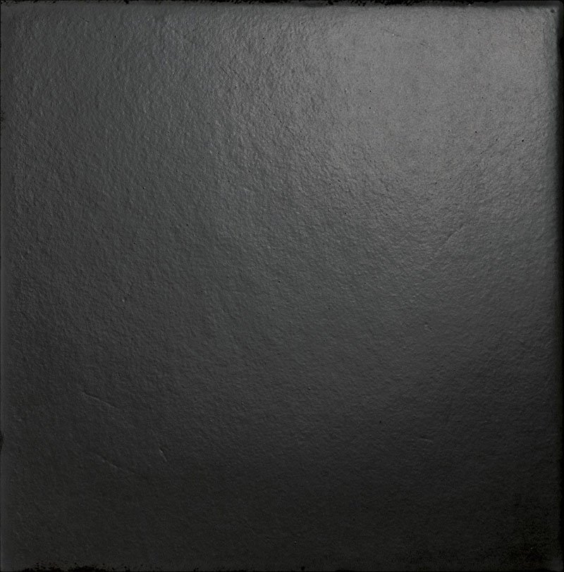 Керамогранит Ragno A_Mano Vulcano R6MP, цвет чёрный тёмный, поверхность матовая, квадрат, 200x200