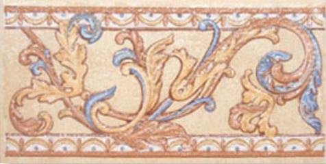 Бордюры Epoca Aragon Fascia Bianco, цвет бежевый, поверхность матовая, прямоугольник, 160x330