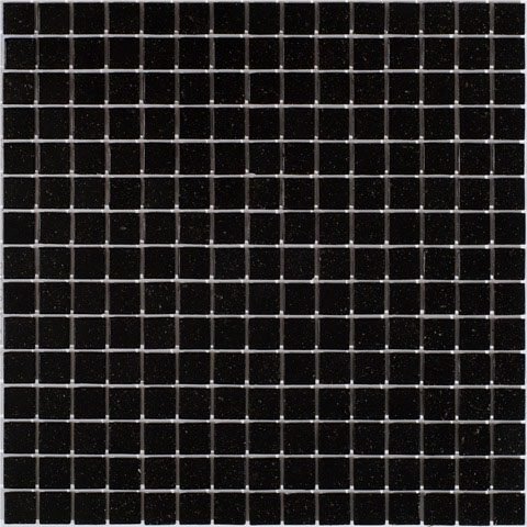 Мозаика Alma Mosaic Sandy SE46, цвет чёрный, поверхность матовая, квадрат, 327x327
