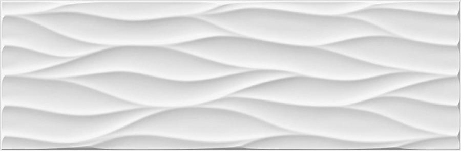 Керамическая плитка Polcolorit Sm-Cristal Bi Str, цвет белый, поверхность глянцевая, прямоугольник, 244x744