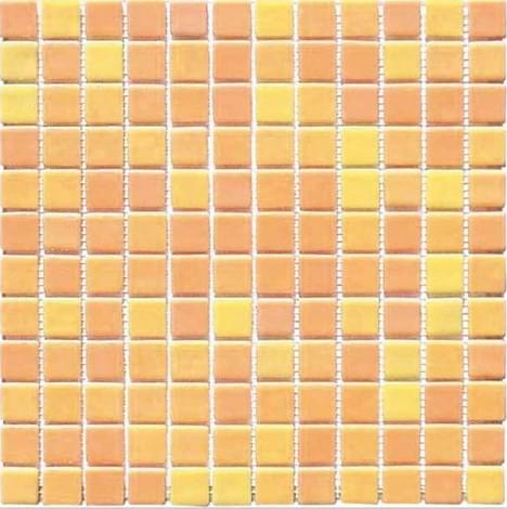 Мозаика Mosavit Acqua-4 Oran, цвет оранжевый, поверхность глянцевая, квадрат, 316x316