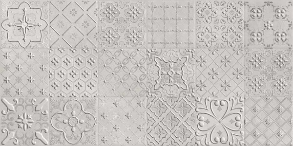 Декоративные элементы Керлайф Luce Collage Perla, цвет серый, поверхность матовая, прямоугольник, 315x630